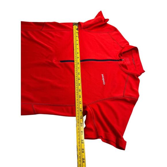 Patagonia Men’s Red 1/2 Zip Henley Outdoor Cycling Jersey Lightweight Shirt -‎ M - Picture 9 of 9